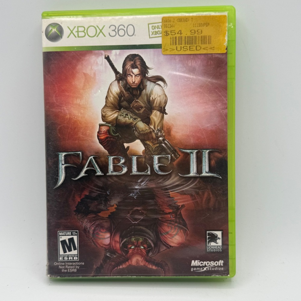 Microsoft Fable II Xbox 360 Standard One Size Green Good Action RPG Game